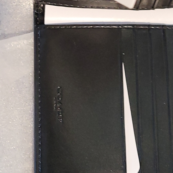 New with tags men's coach monogram signature c bifold wallet brown - Picture 3 of 7